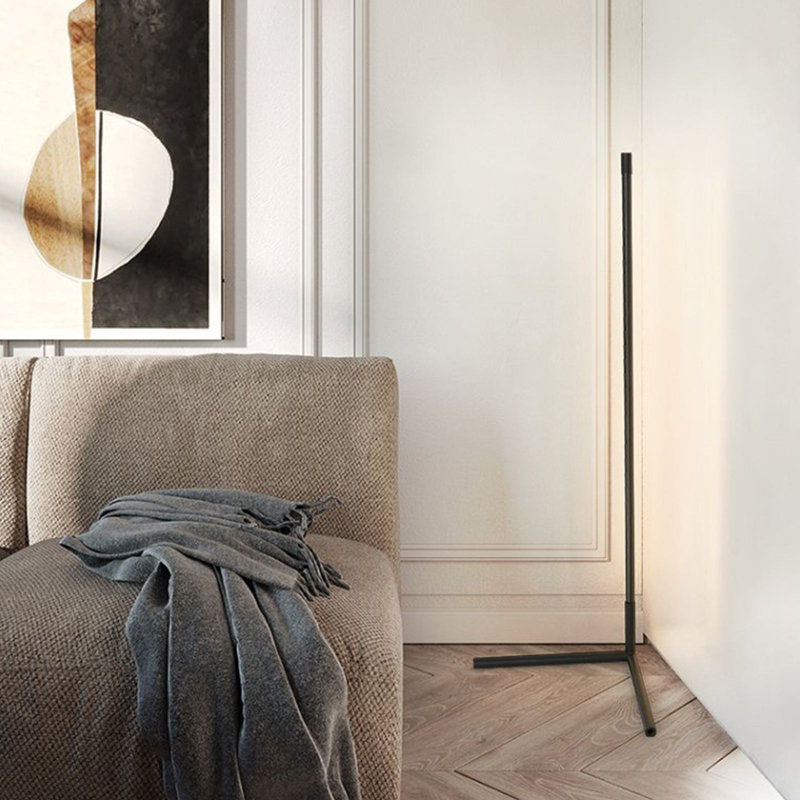 Latitude Run® Modern Floor Lamp LED Standing Corner Lamp H 47.2
